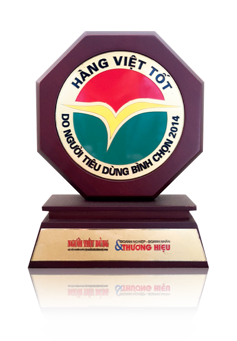 Chứng nhận hàng Việt tốt do người tiêu dùng bình chọn năm 2014